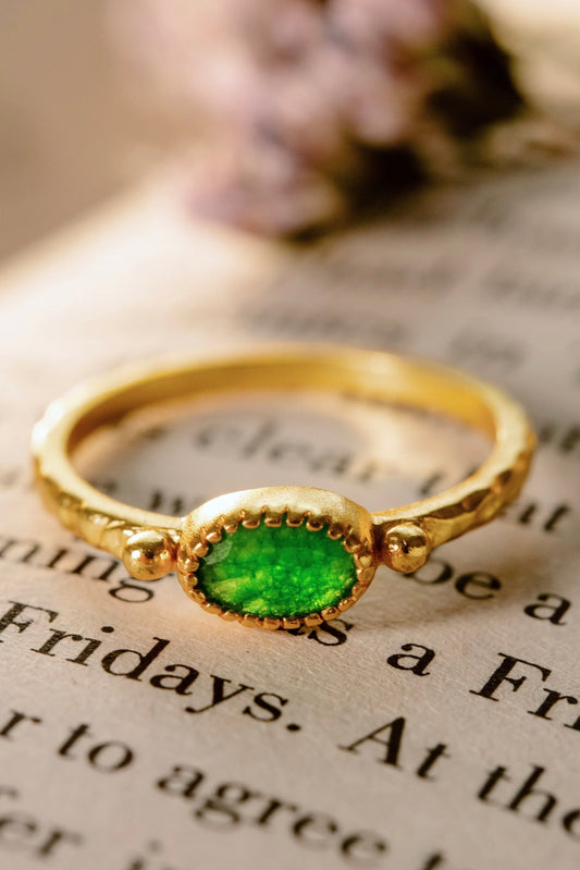 Ring Green Onyx